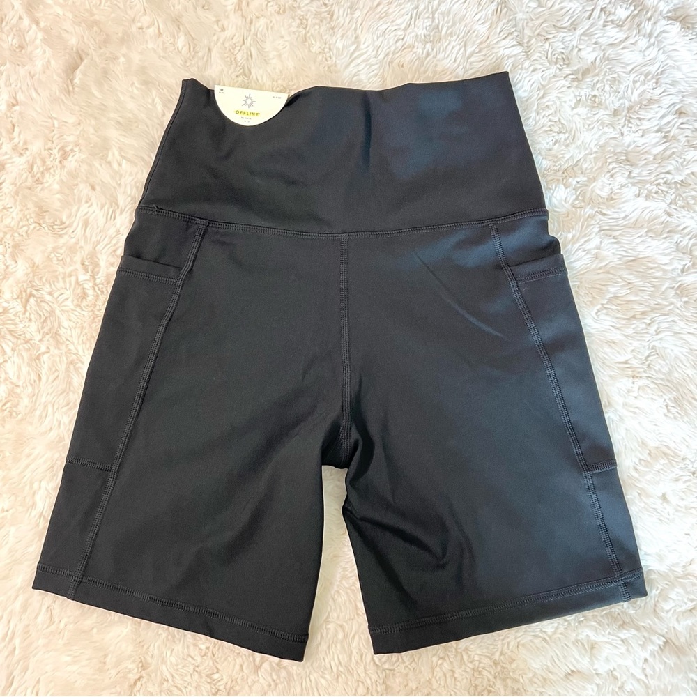 Aerie Offline Goals Bike Short with Pockets